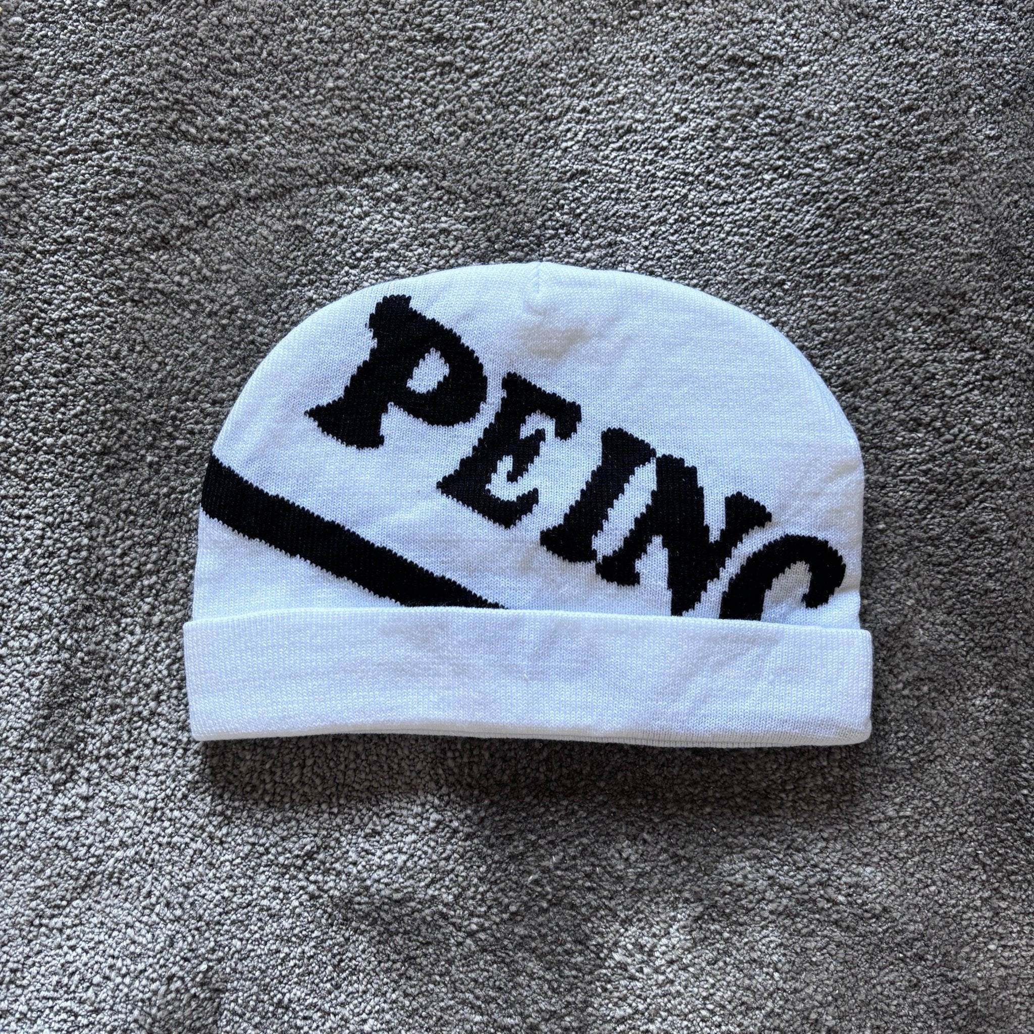PE INC ORIGINAL BEANIE - (WHITE & BLACK) - Pe - inc
